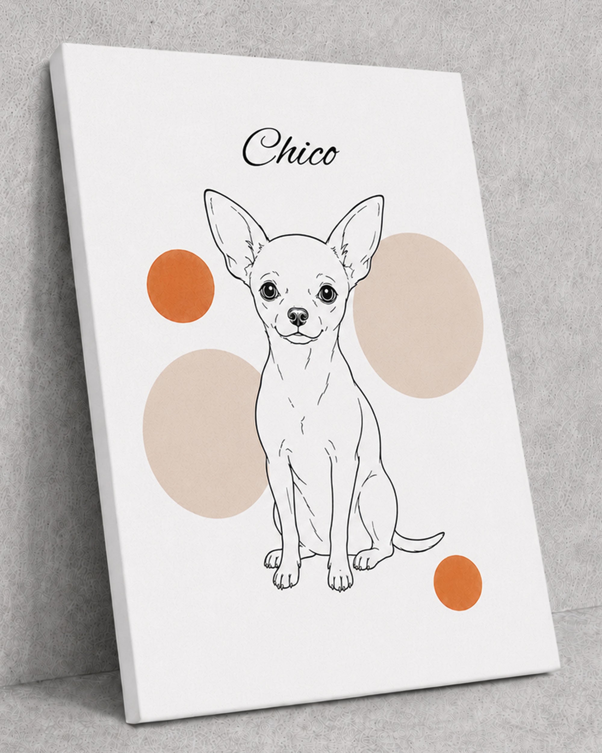 Chihuahua - Minimalistischer Stil