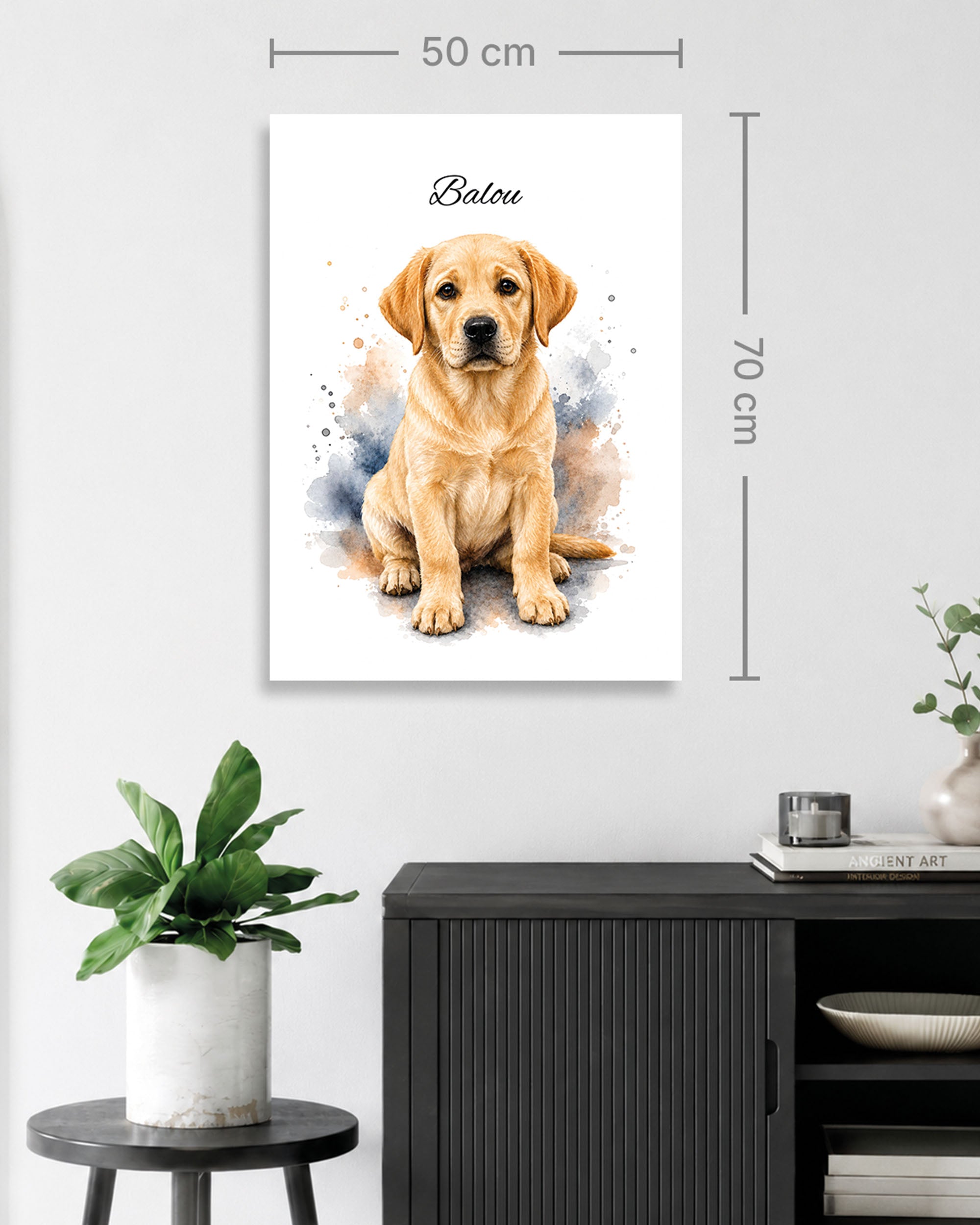 Labrador - Aquarell Stil
