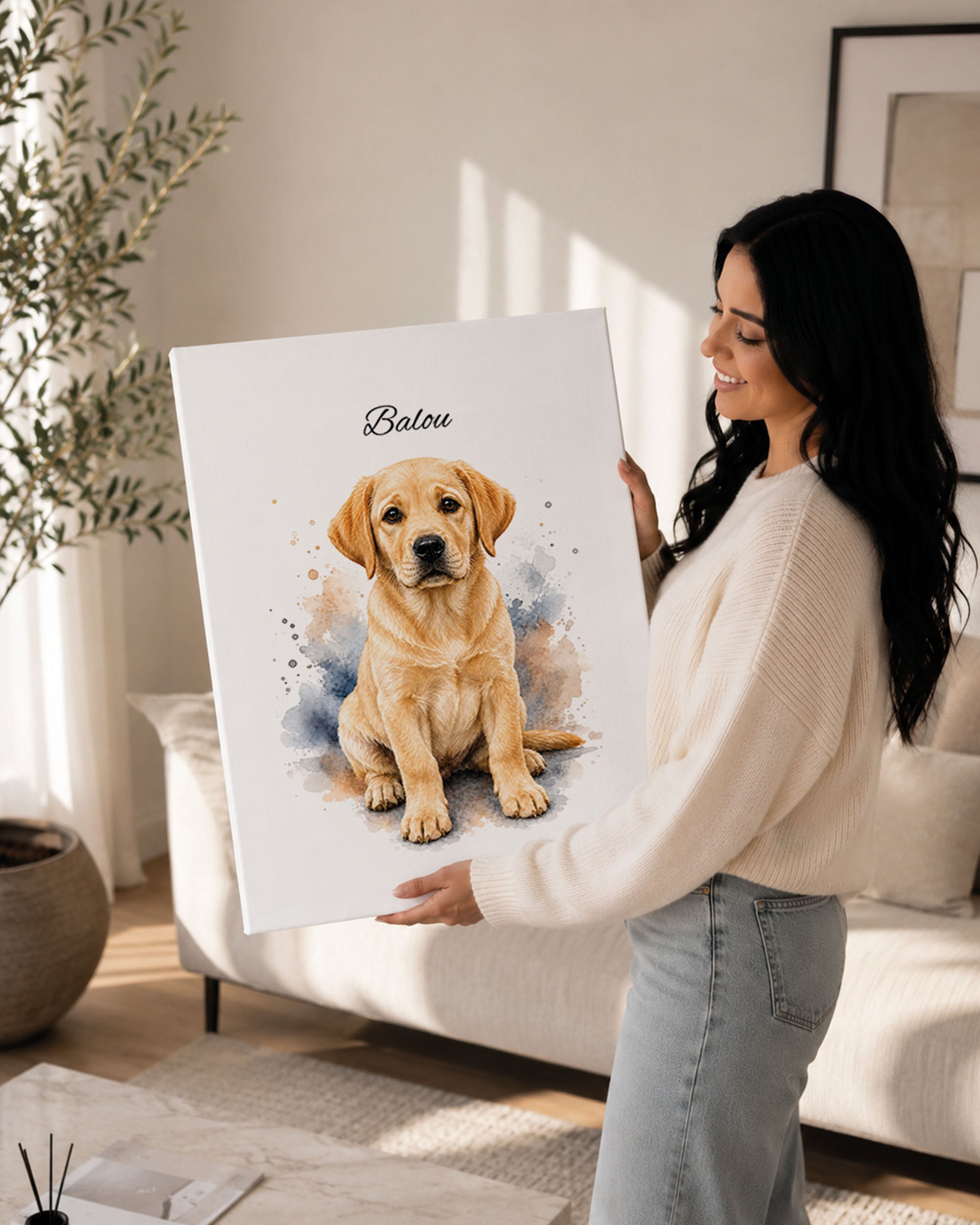 Labrador - Aquarell Stil