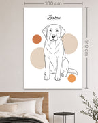 Labrador - Minimalistischer Stil