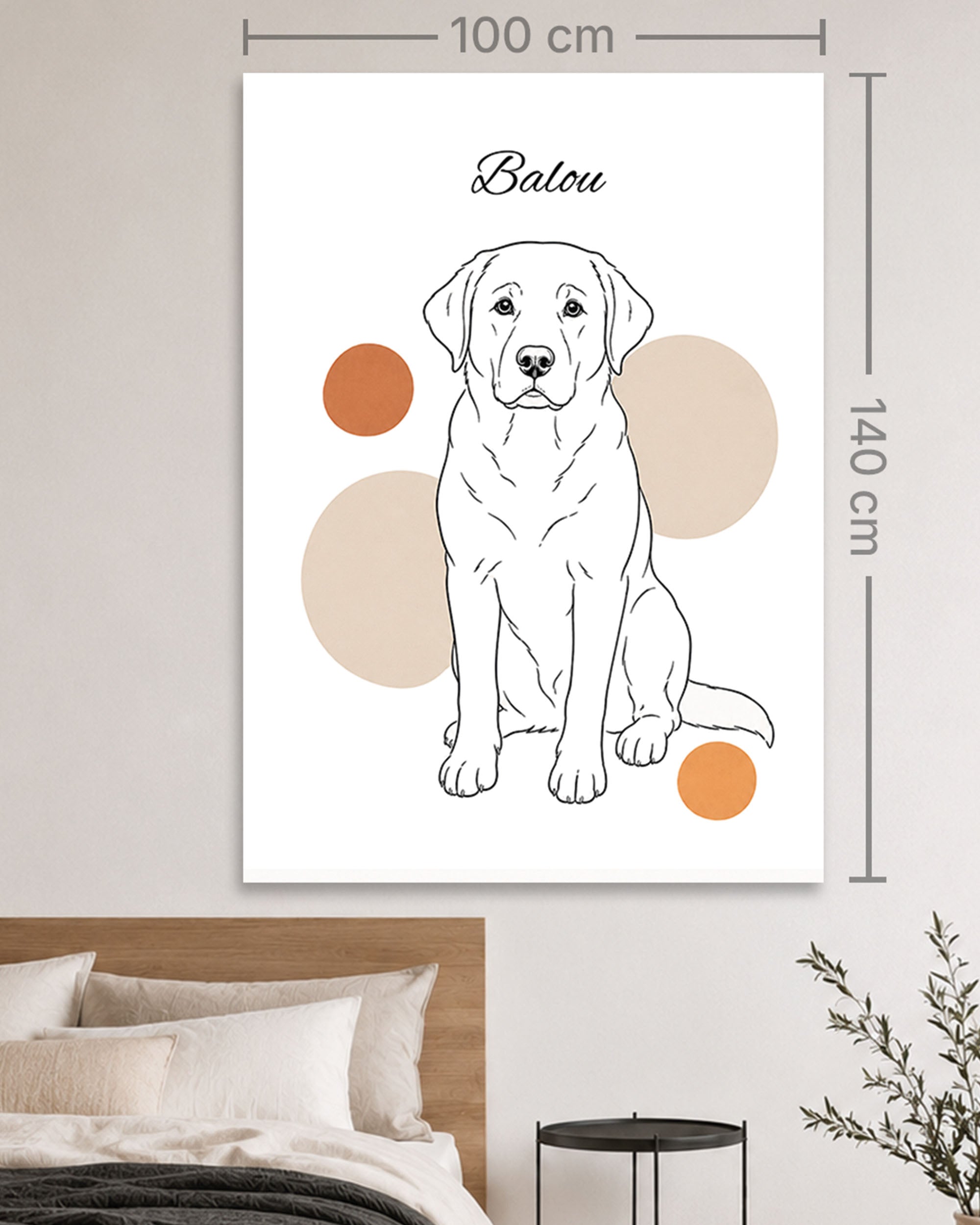 Labrador - Minimalistischer Stil