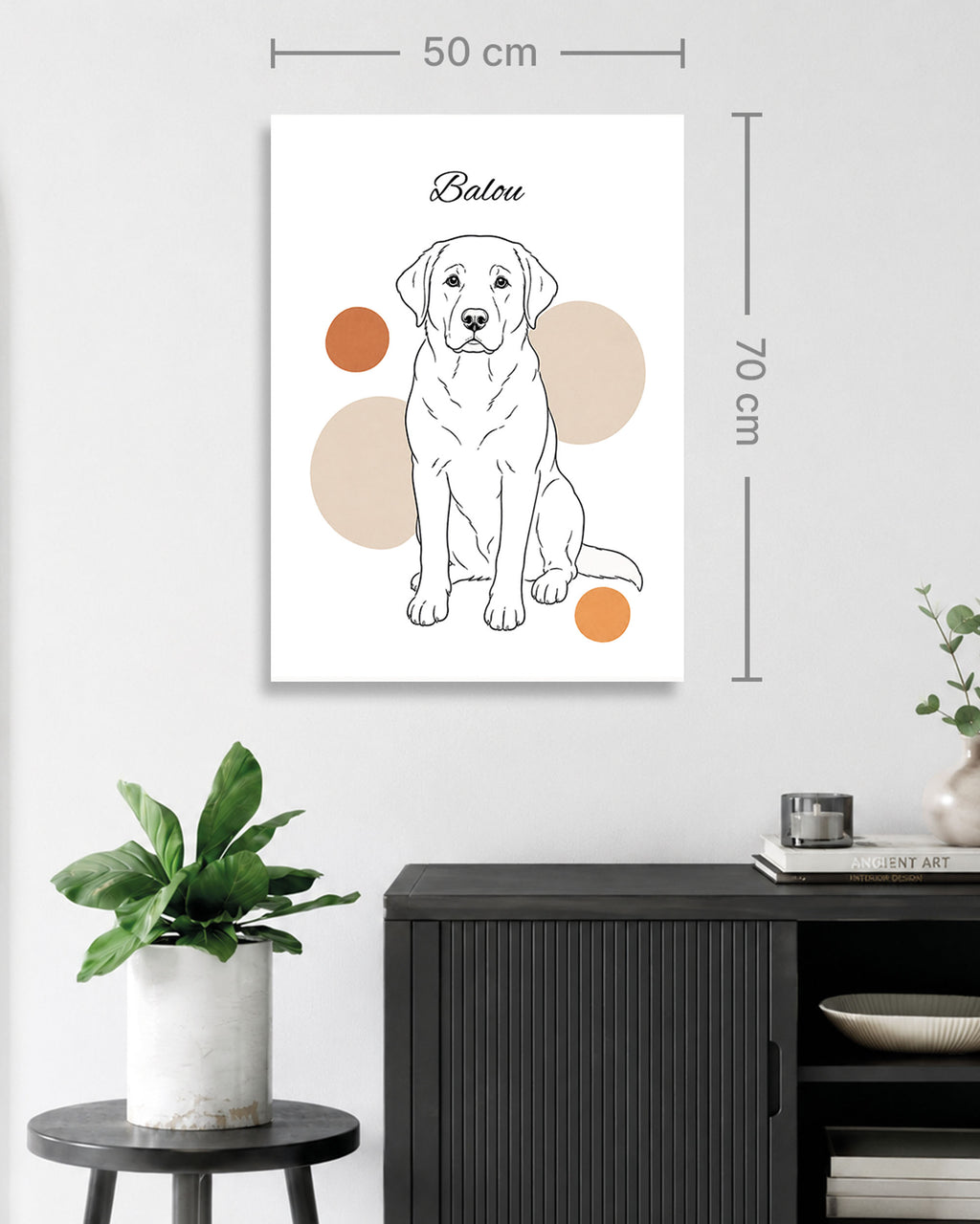 Labrador - Minimalistischer Stil