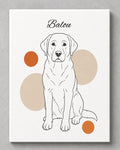 Labrador - Minimalistischer Stil