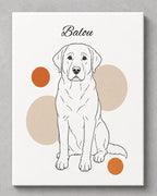 Labrador - Minimalistischer Stil