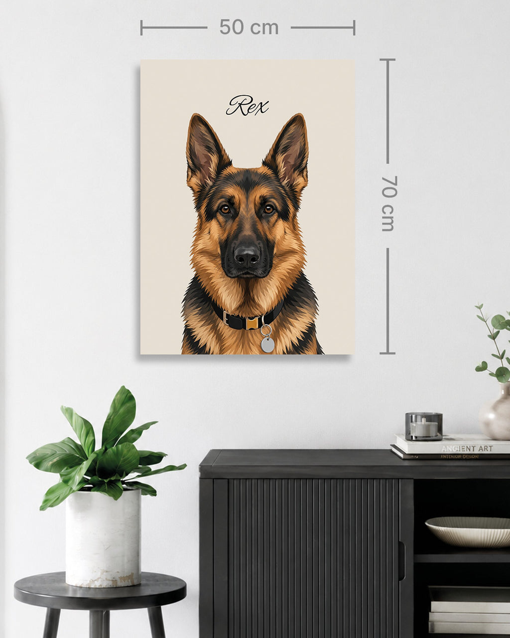 Deutscher Schäferhund - Moderner Stil