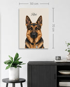 Deutscher Schäferhund - Moderner Stil
