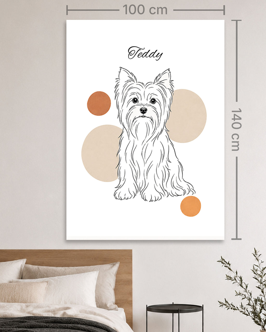 Yorkshire Terrier - Minimalistischer Stil