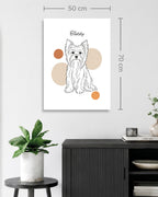 Yorkshire Terrier - Minimalistischer Stil