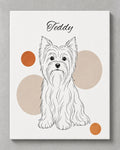 Yorkshire Terrier - Minimalistischer Stil
